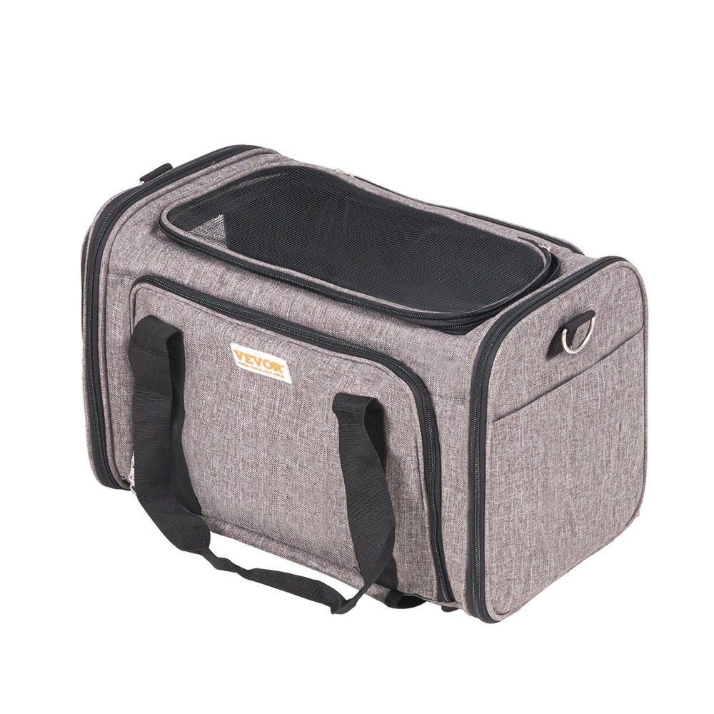 Airline-Approved Soft Rolling Cat Carrier With Telescopic Handle