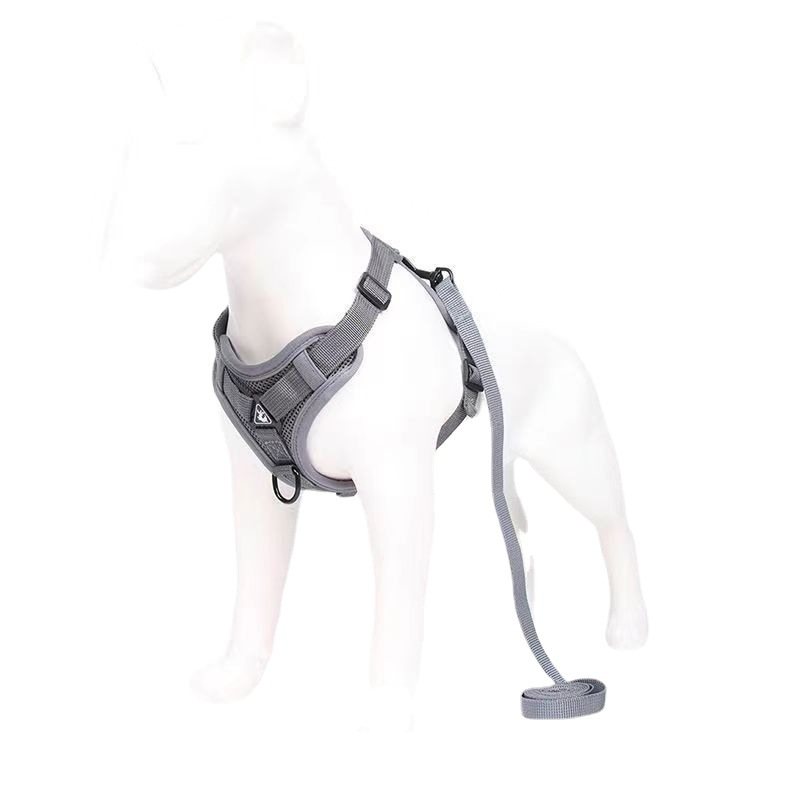Anti-Slip Reflective Vest Harness With Leash