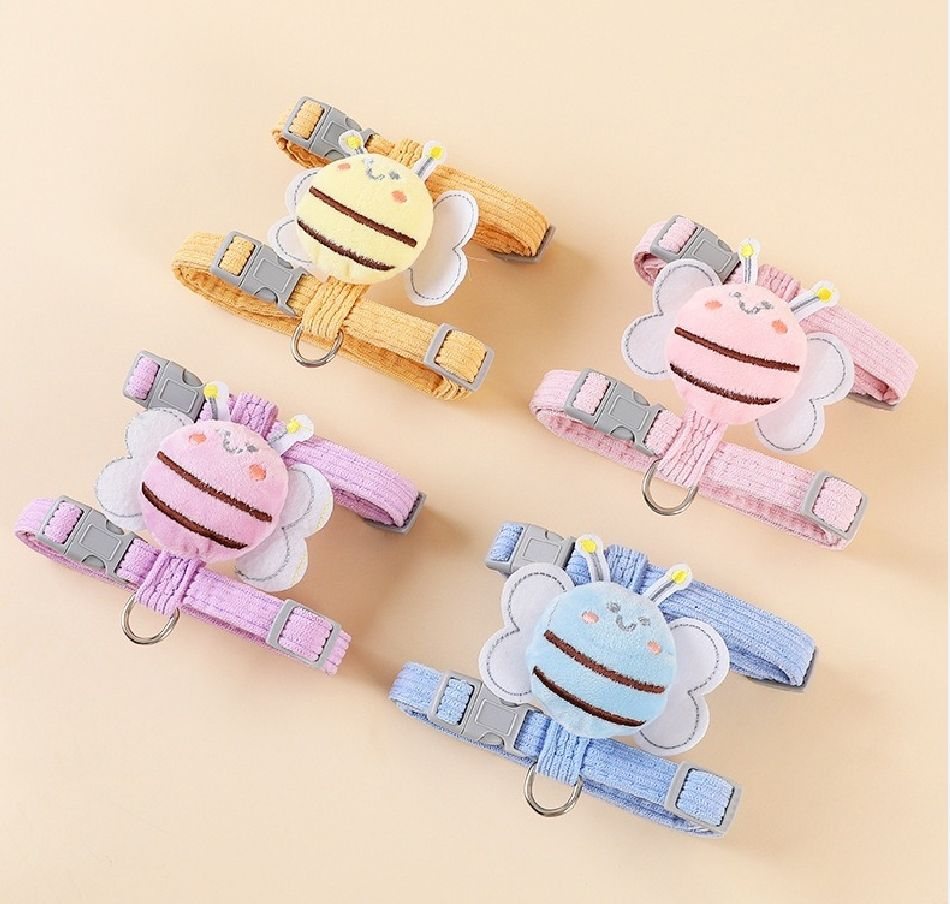 Bee-Shaped Cat Harness And Leash Set