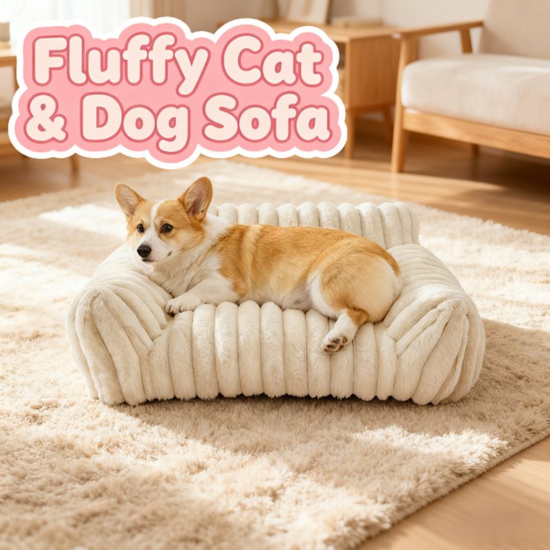 Fluffy Pet Sofa Bed