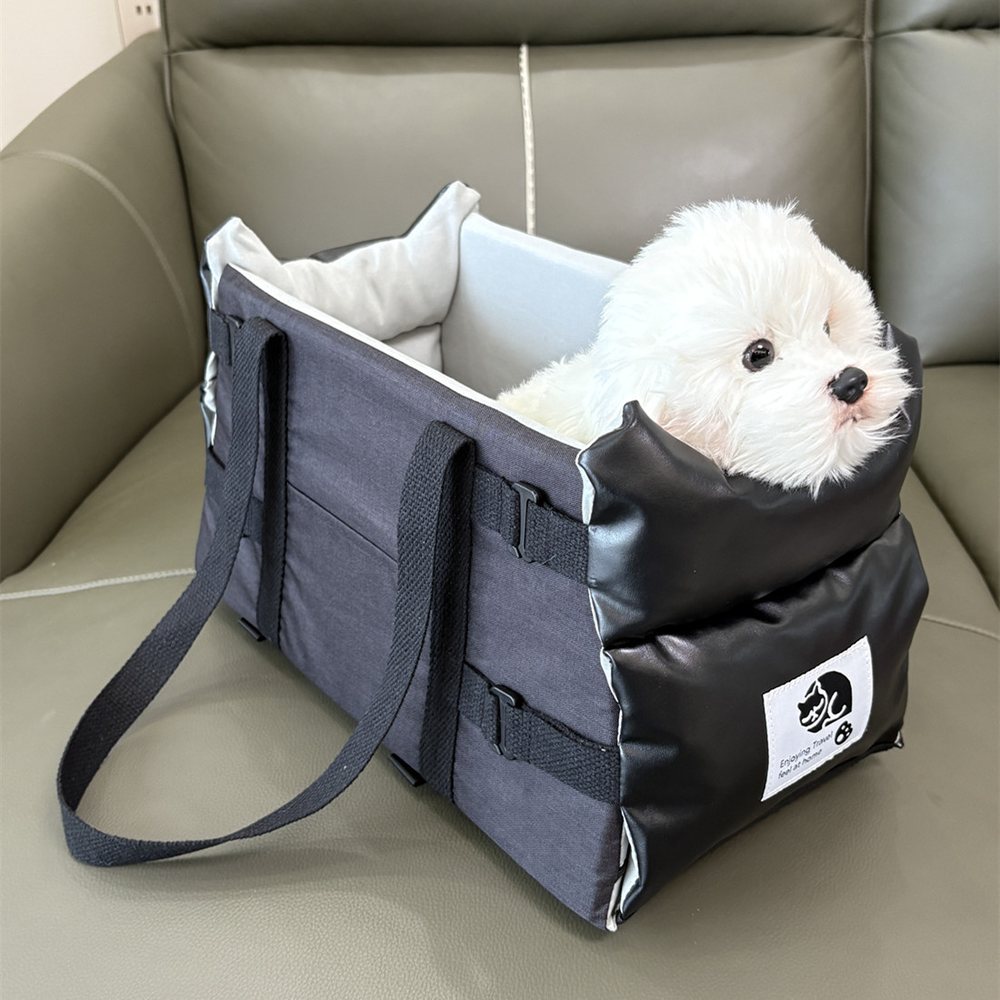 Padded Dog Car Booster Seat