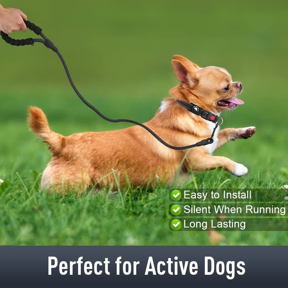 Reflective Nylon Collar With Tracker Holder