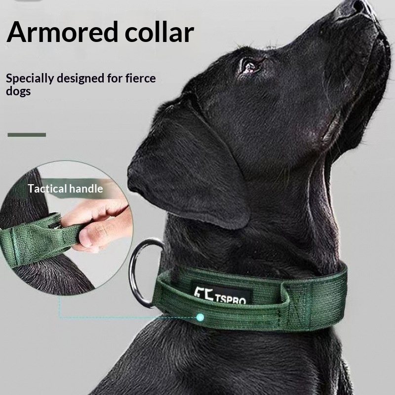 Tactical Dog Collar With Control Handle