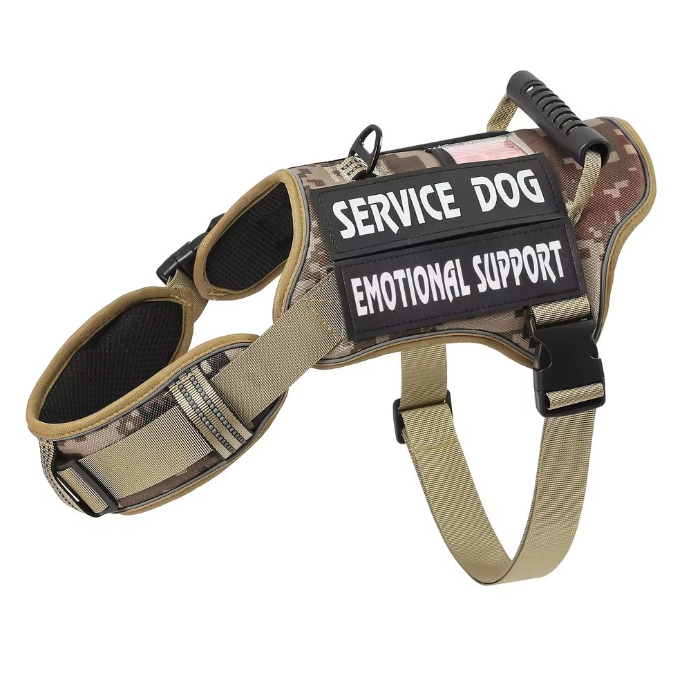 Tactical Service Dog Vest Harness With Handle