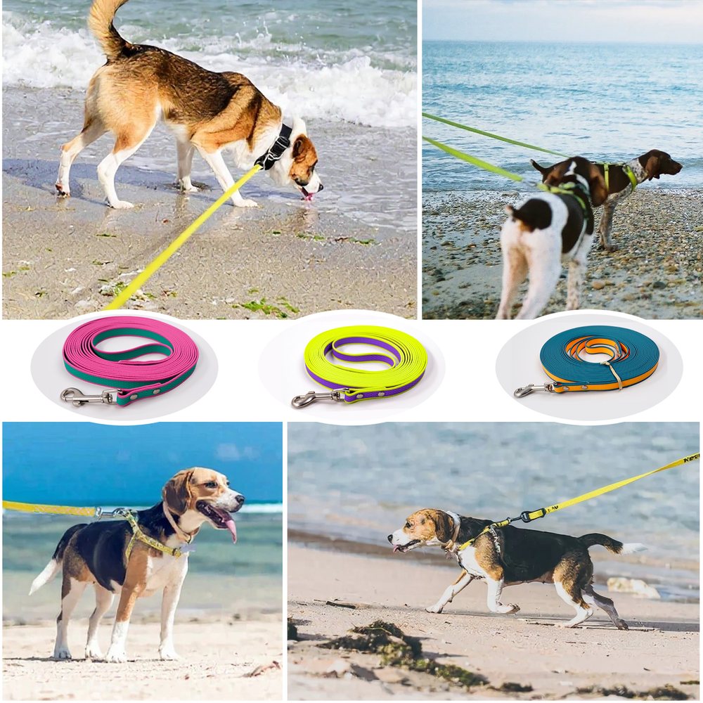 Two-Tone Waterproof Long Training Leash