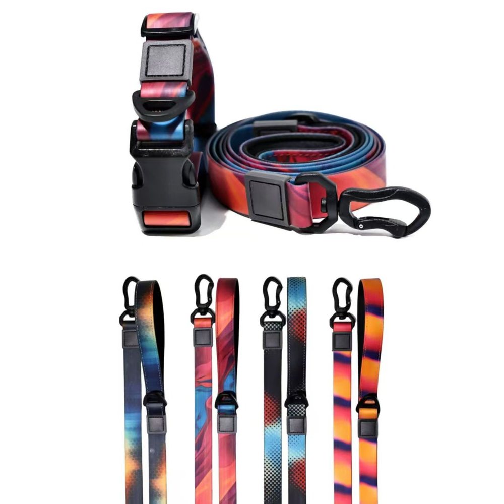 Waterproof PVC-Coated Dog Leash And Collar Set